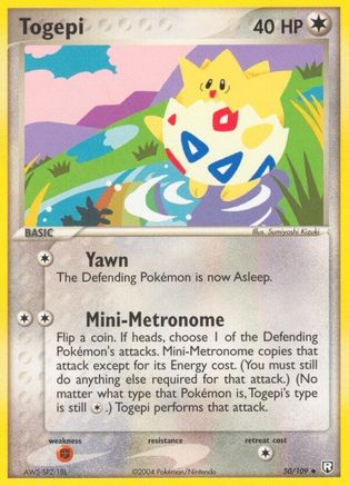 Togepi (050/109) [Team Rocket Returns] Reverse Holofoil - Uncommon
