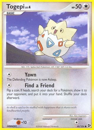 Togepi (088/106) [Great Encounters] Reverse Holofoil - Common