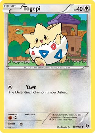 Togepi (102/135) [Plasma Storm] - Common
