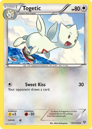 Togetic (103/135) [Plasma Storm] Reverse Holofoil - Uncommon