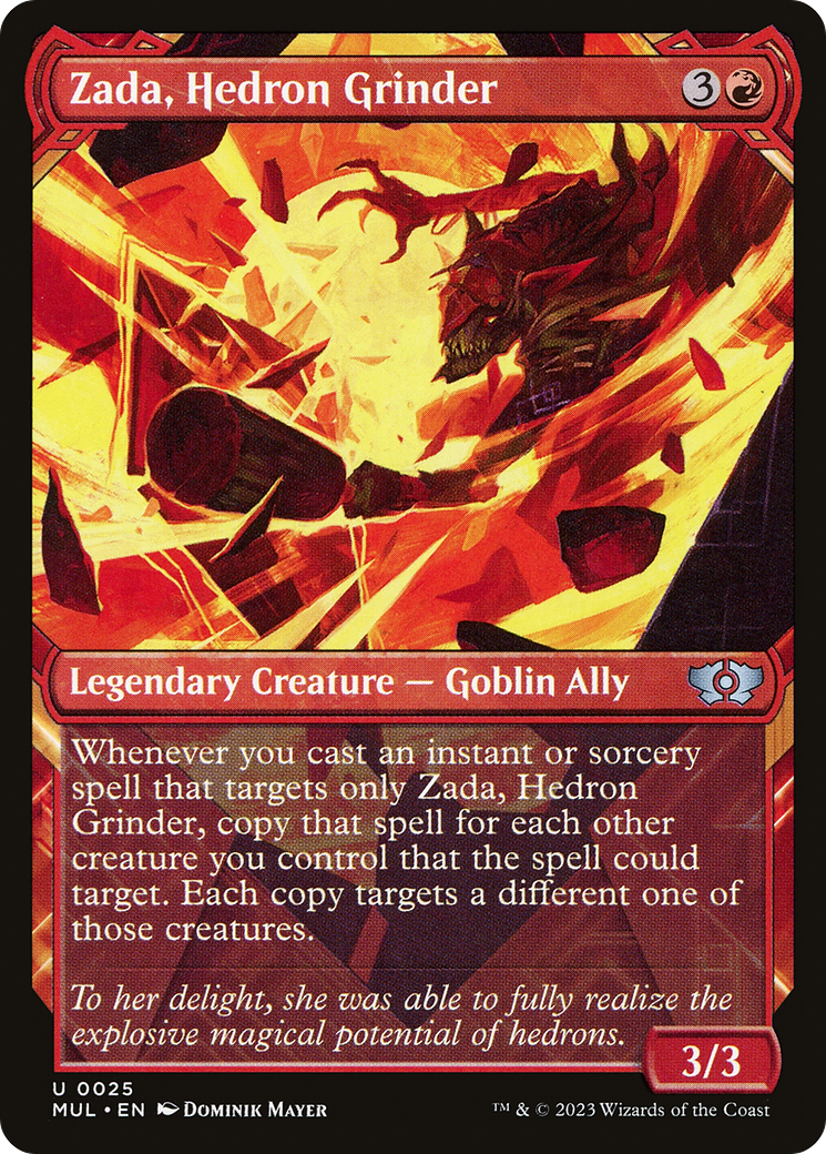 Zada, Hedron Grinder (MUL-025) (Showcase) [Multiverse Legends]