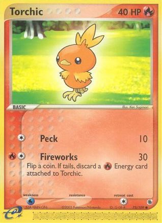 Torchic (073/109) [Ruby and Sapphire] Reverse Holofoil - Common