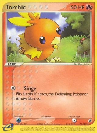 Torchic (074/109) [Ruby and Sapphire] Reverse Holofoil - Common