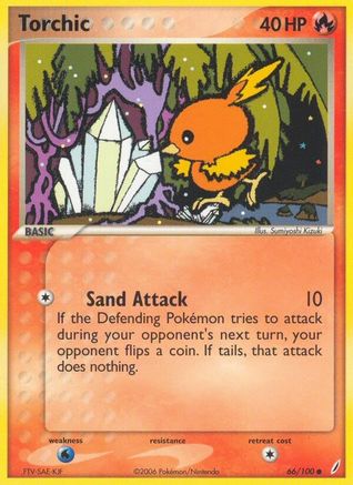 Torchic (066/100) [Crystal Guardians] - Common