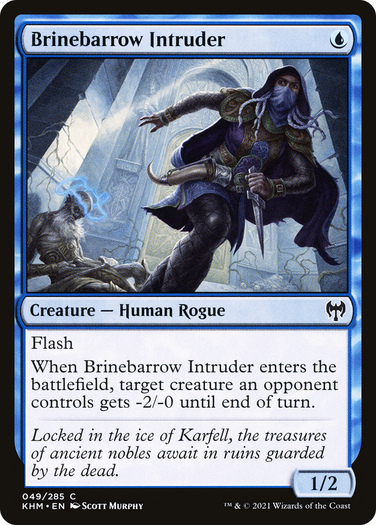 Brinebarrow Intruder (KHM-049) [Kaldheim] Foil