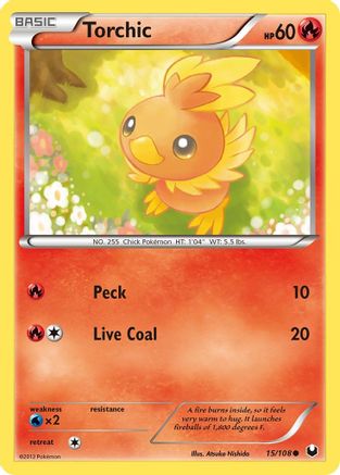 Torchic (15/108) [Dark Explorers] Reverse Holofoil - Common