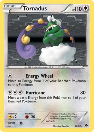 Tornadus (89/98) [Emerging Powers] Holofoil - Holo Rare