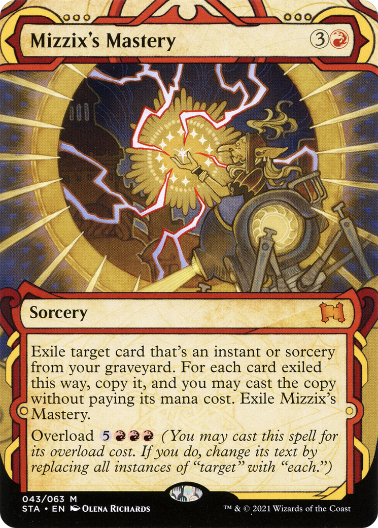 Mizzix's Mastery (STA-043) (Showcase) (Borderless) [Strixhaven Mystical Archive] Foil