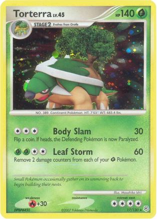 Torterra (017/130) [Diamond and Pearl] Holofoil - Holo Rare