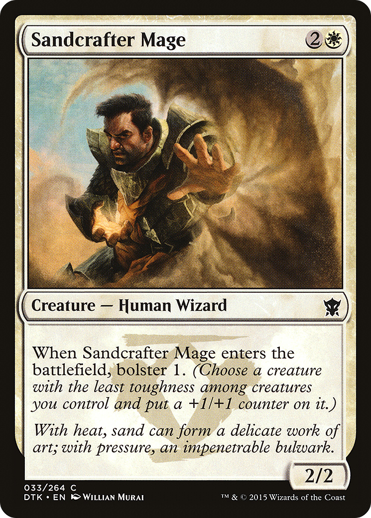 Sandcrafter Mage (DTK-033) [Dragons of Tarkir] Foil
