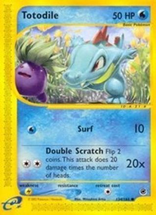 Totodile (134/165) [Expedition] Reverse Holofoil - Common