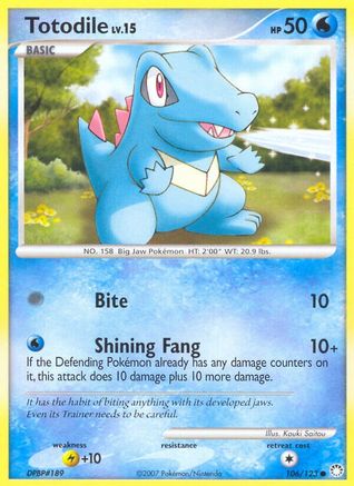 Totodile (106/123) [Mysterious Treasures] - Common