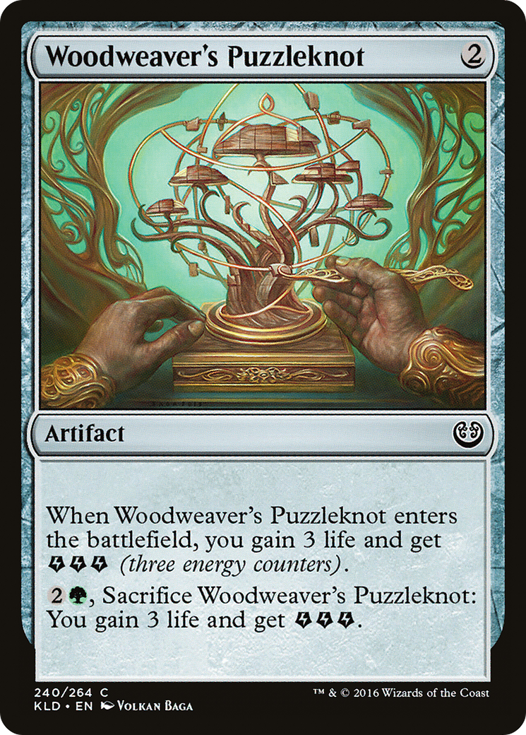 Woodweaver's Puzzleknot (KLD-240) [Kaladesh] Foil