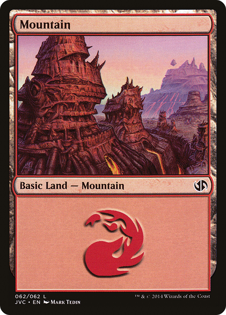Mountain (DD3-062) (Jace vs Chandra) [Duel Decks Anthology: Jace vs. Chandra]