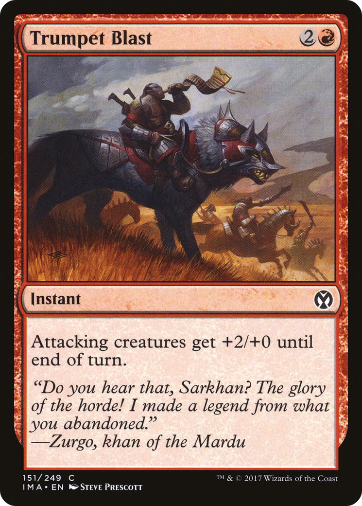 Trumpet Blast (IMA-151) [Iconic Masters] Foil