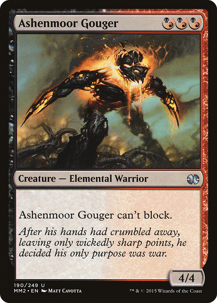 Ashenmoor Gouger (MM2-190) [Modern Masters 2015]