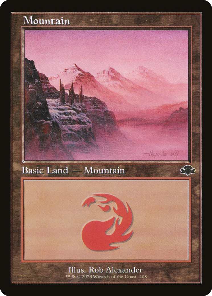 Mountain (DMR-408) (Retro Frame) [Dominaria Remastered]