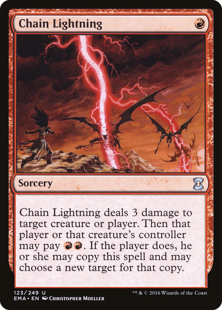 Chain Lightning (EMA-123) [Eternal Masters]