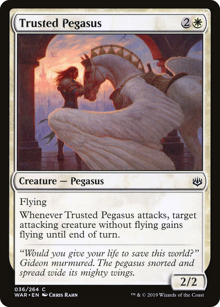 Trusted Pegasus (WAR-036) [War of the Spark]