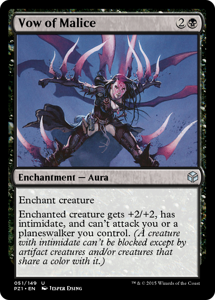 Vow of Malice (PZ1-051) [Legendary Cube Prize Pack]