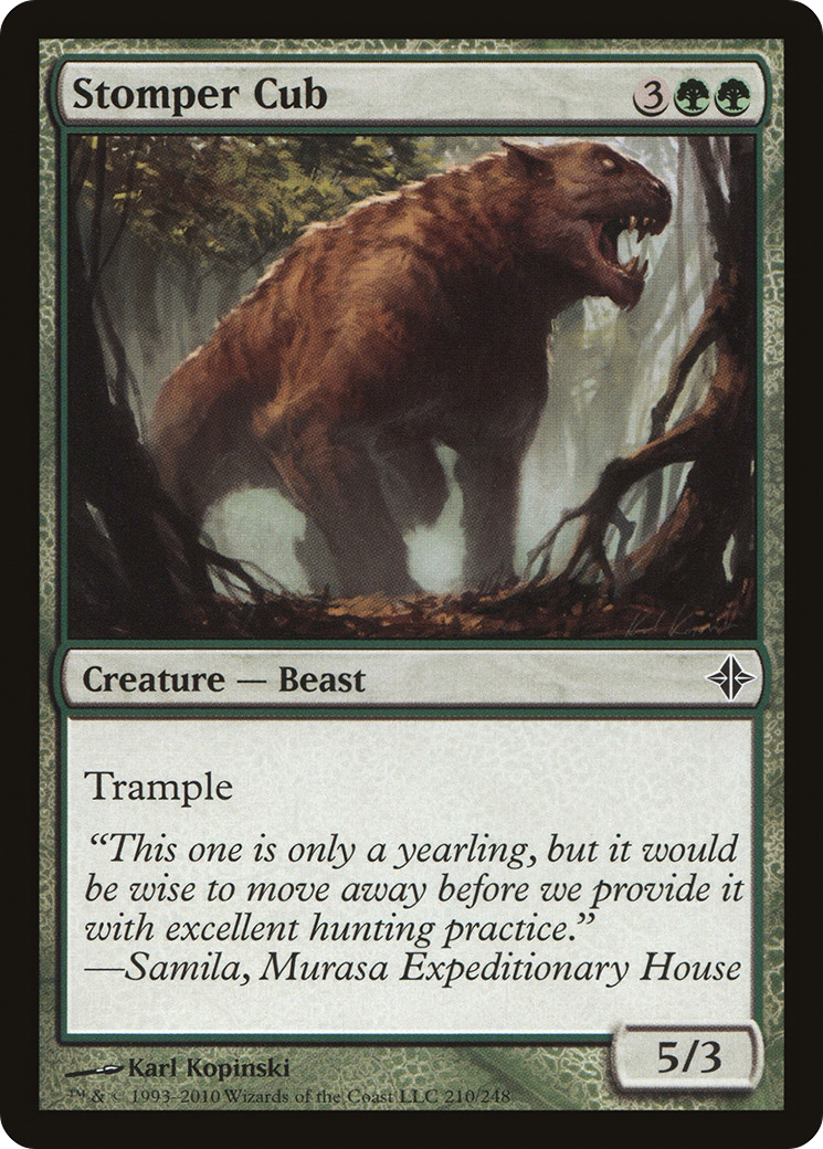 Stomper Cub (ROE-210) [Rise of the Eldrazi] Foil
