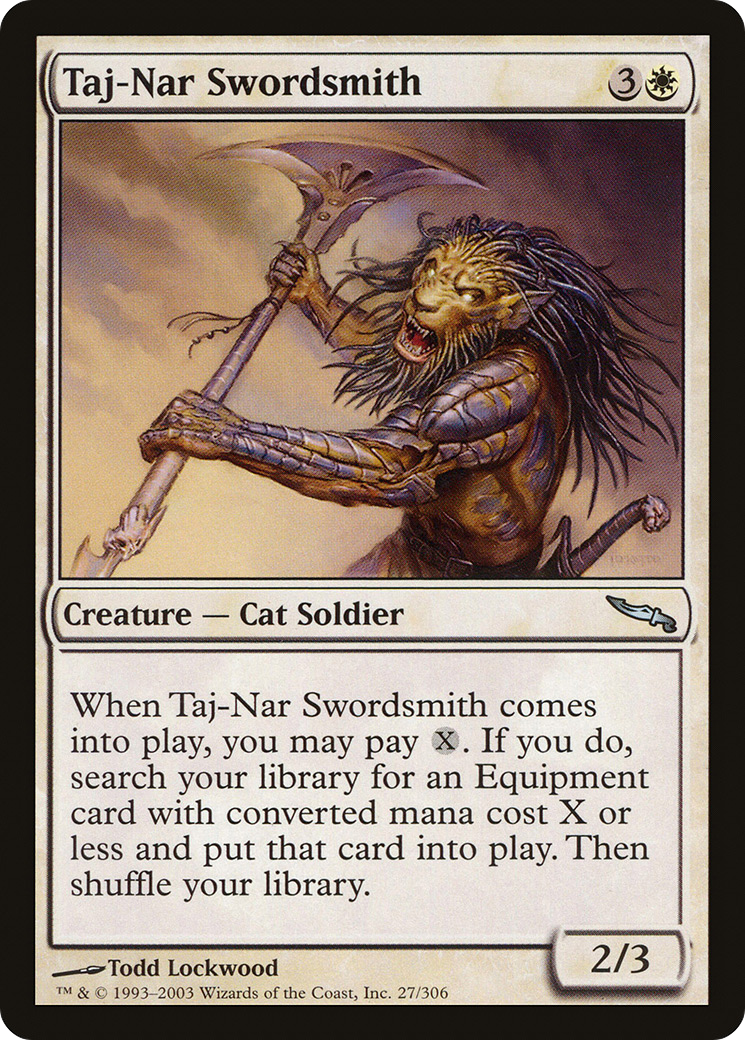 Taj-Nar Swordsmith (MRD-027) [Mirrodin] Foil