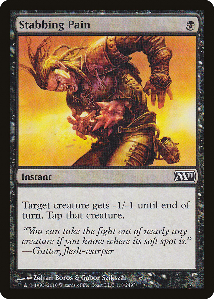 Stabbing Pain (M11-118) [Magic 2011]