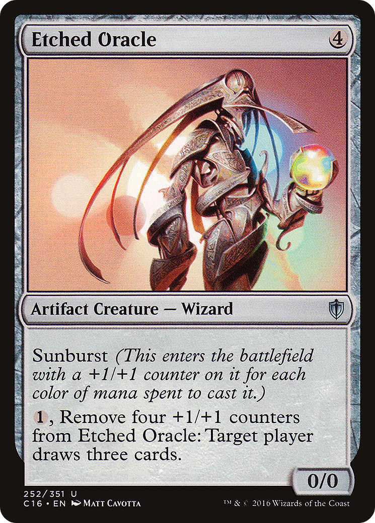 Etched Oracle (C16-252) [Commander 2016]