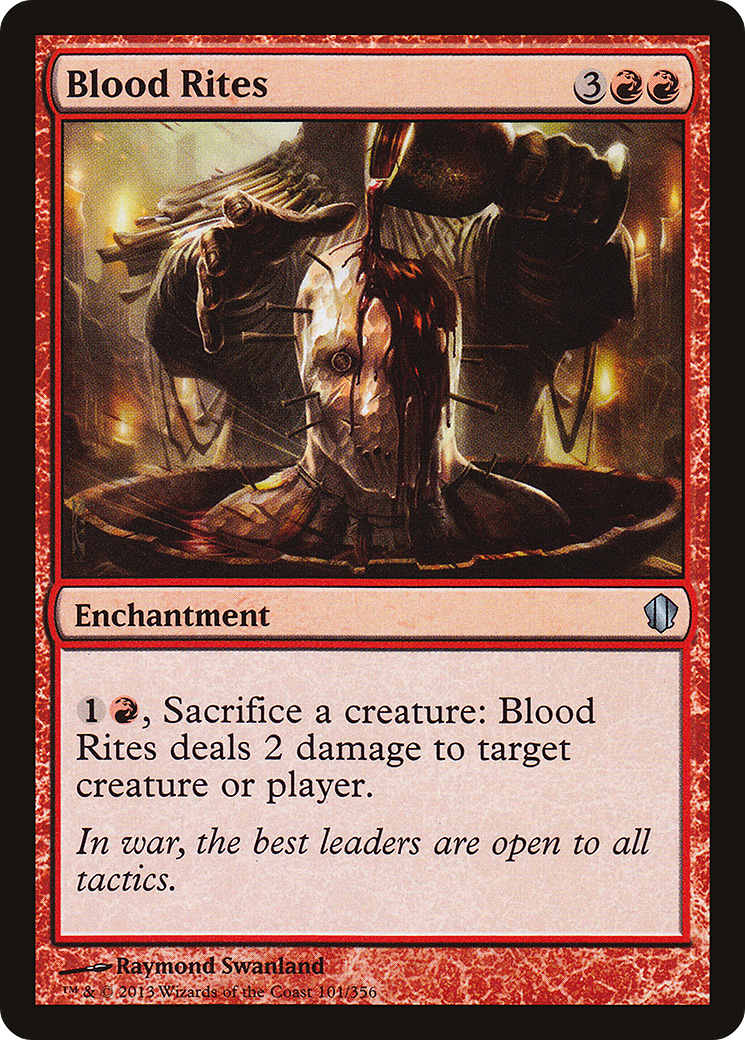 Blood Rites (C13-101) [Commander 2013]