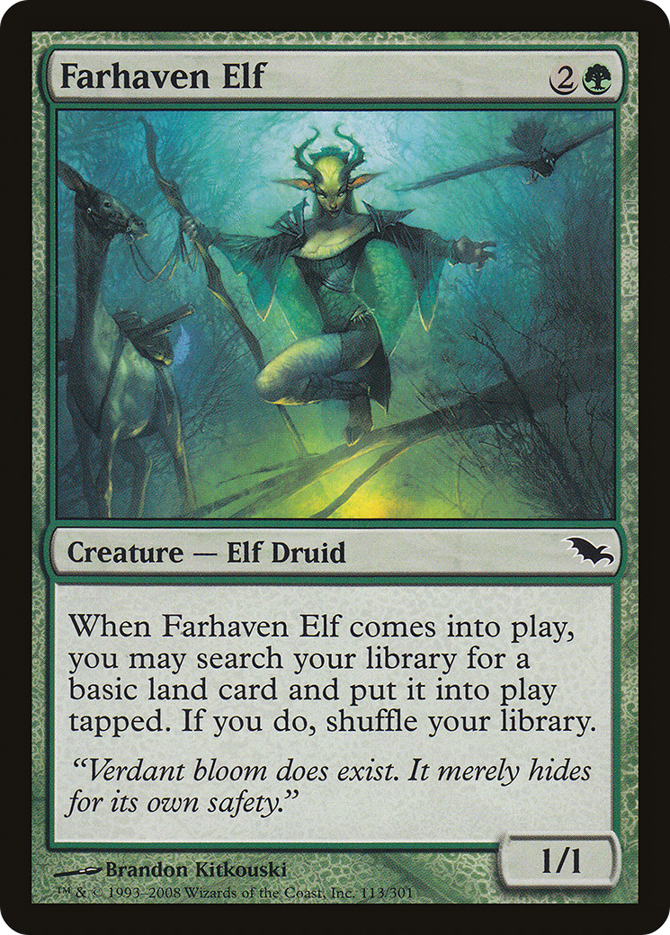Farhaven Elf (SHM-113) [Shadowmoor]