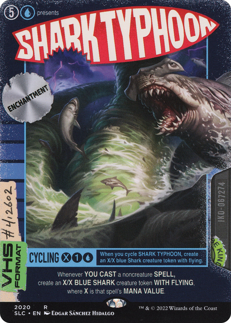 Shark Typhoon (SLC-2020) (Borderless) [Secret Lair Countdown Kit] Foil