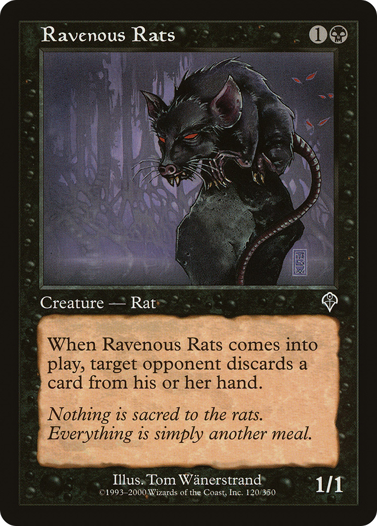 Ravenous Rats (INV-120) [Invasion] Foil