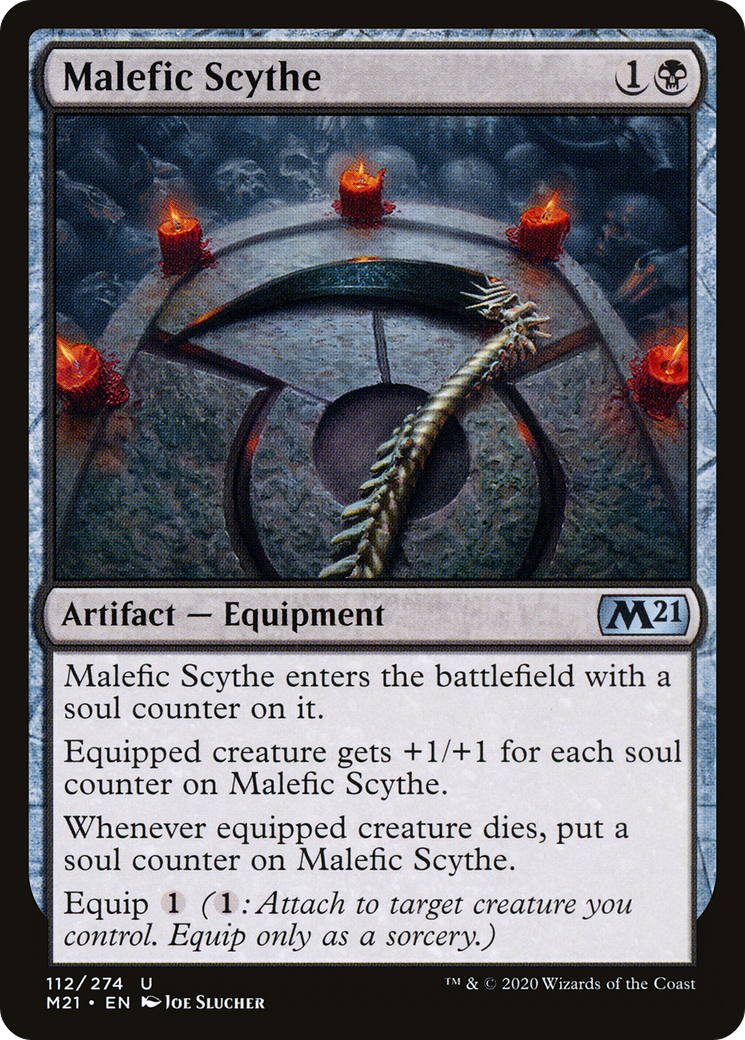 Malefic Scythe (M21-112) [Core Set 2021]