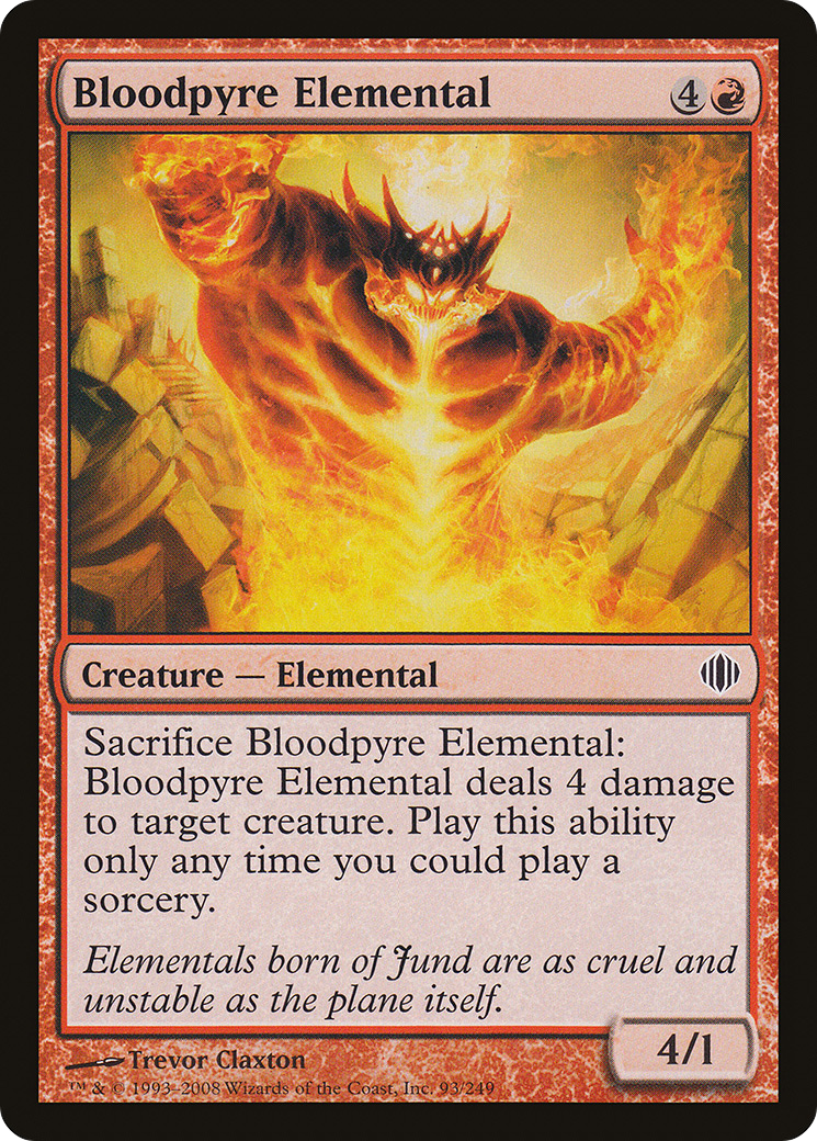 Bloodpyre Elemental (ALA-093) [Shards of Alara] Foil