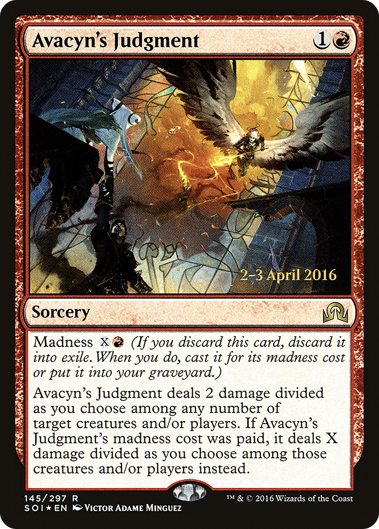 Avacyn's Judgment (PRE-145S) [Shadows over Innistrad Promos] Foil