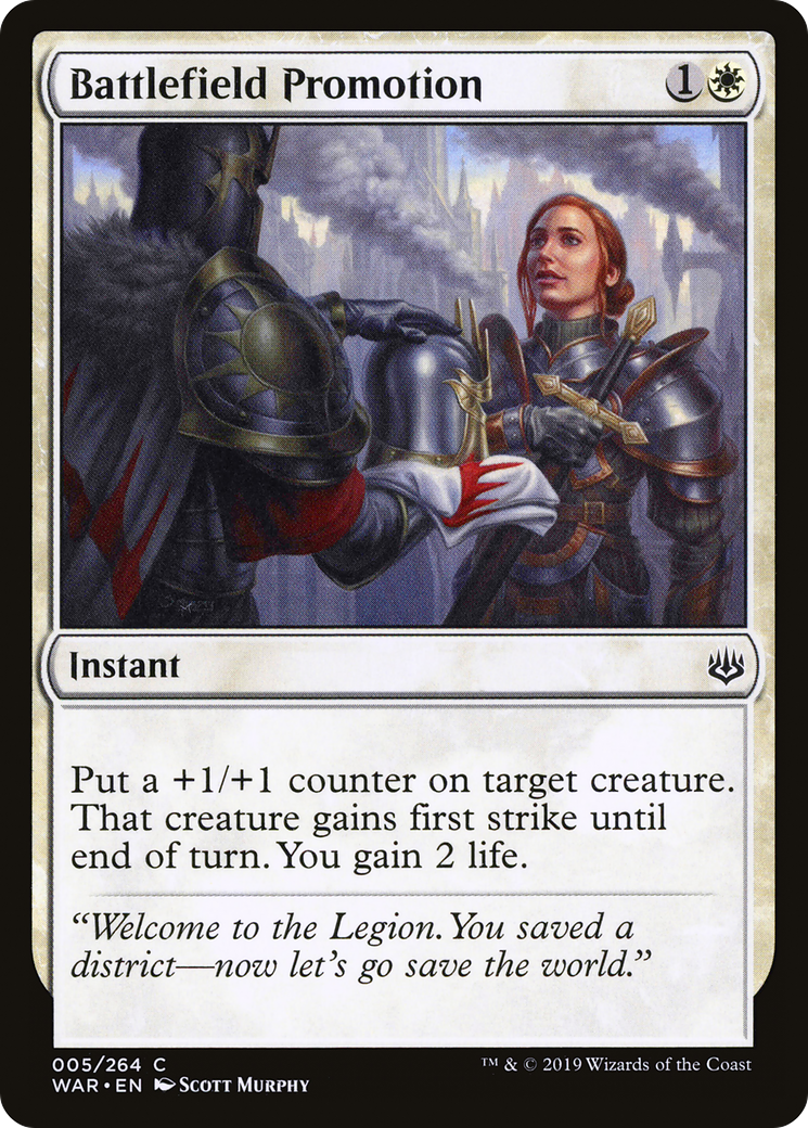 Battlefield Promotion (WAR-005) [War of the Spark]