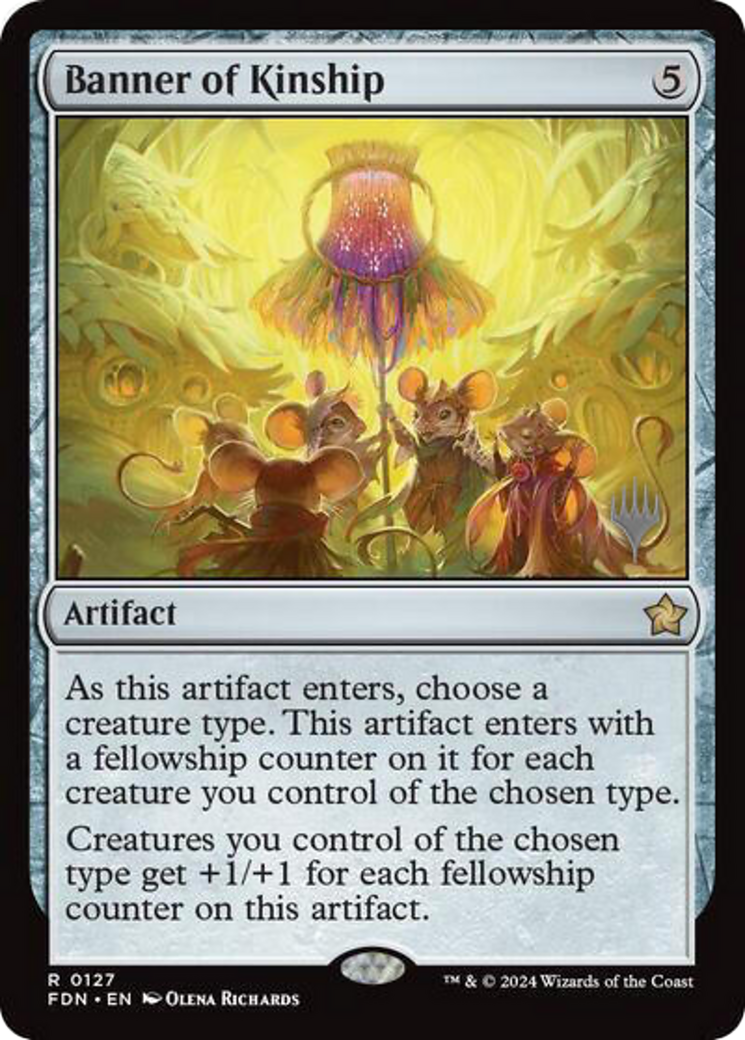 Banner of Kinship (PPDFT-127) [Promo Pack: Foundations Promos] Foil