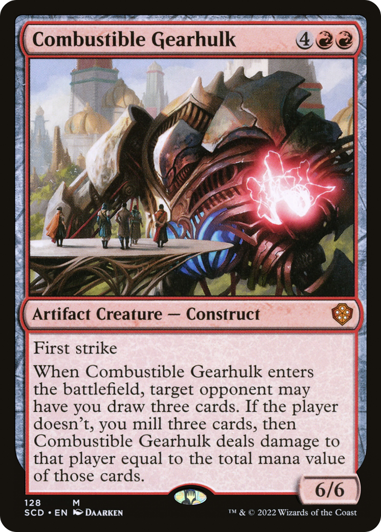 Combustible Gearhulk (SCD-128) [Starter Commander Decks]