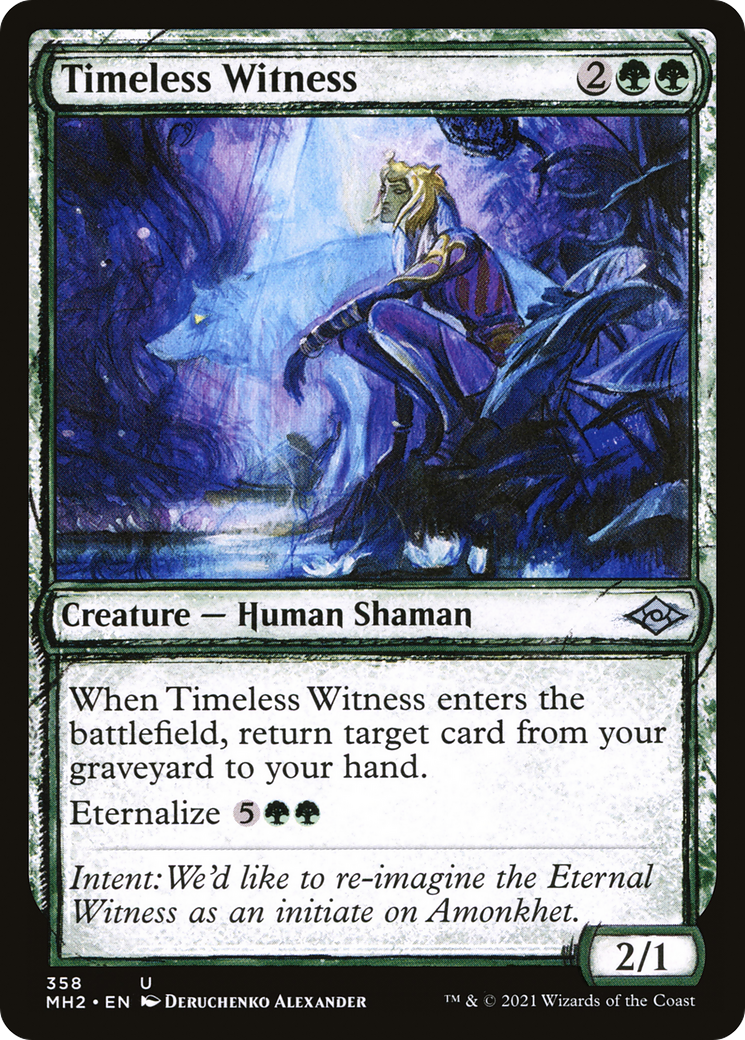 Timeless Witness (Showcase) (MH2-358) [Modern Horizons 2] Foil