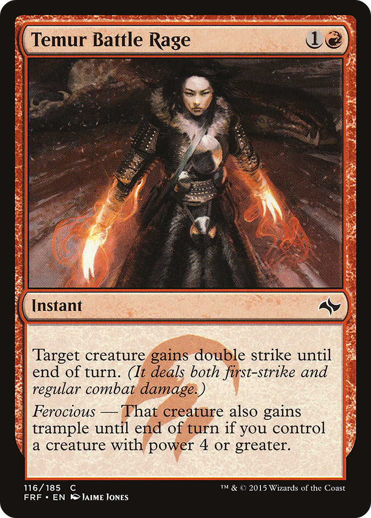 Temur Battle Rage (FRF-116) [Fate Reforged]