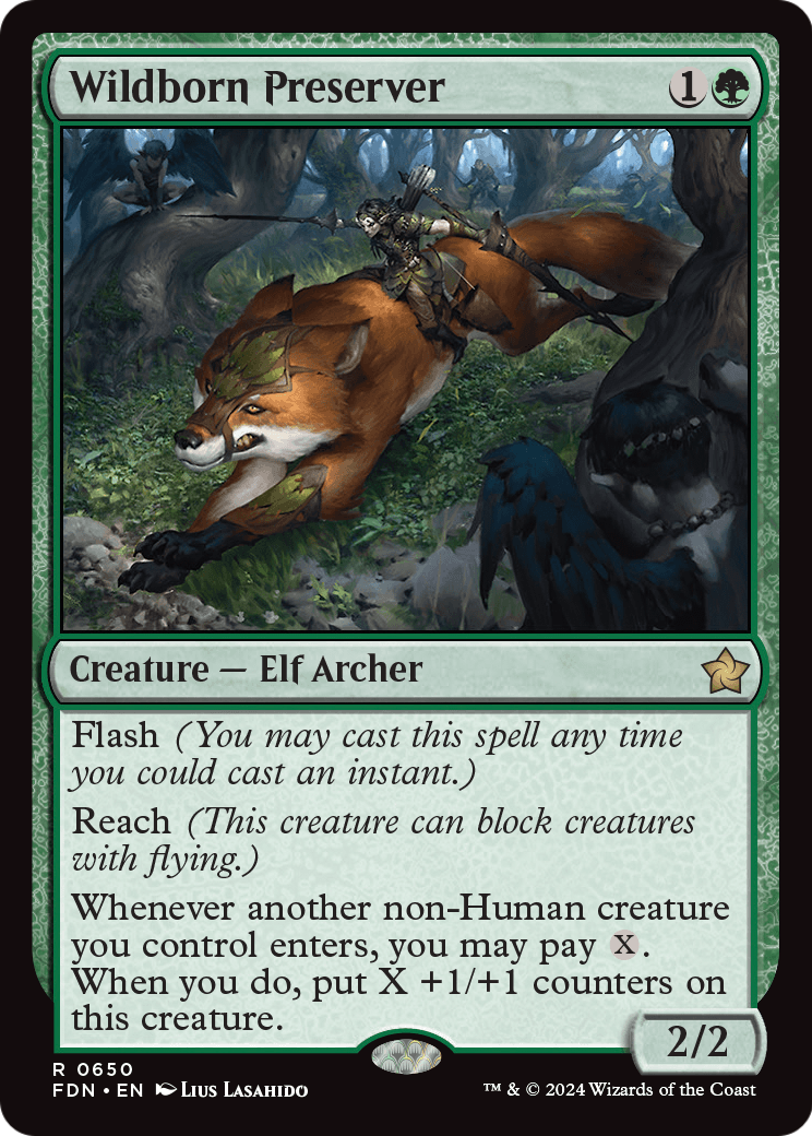 Wildborn Preserver (FDN-650) [Foundations]