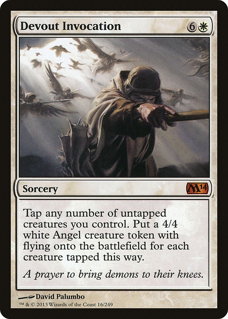 Devout Invocation (M14-016) [Magic 2014] Foil