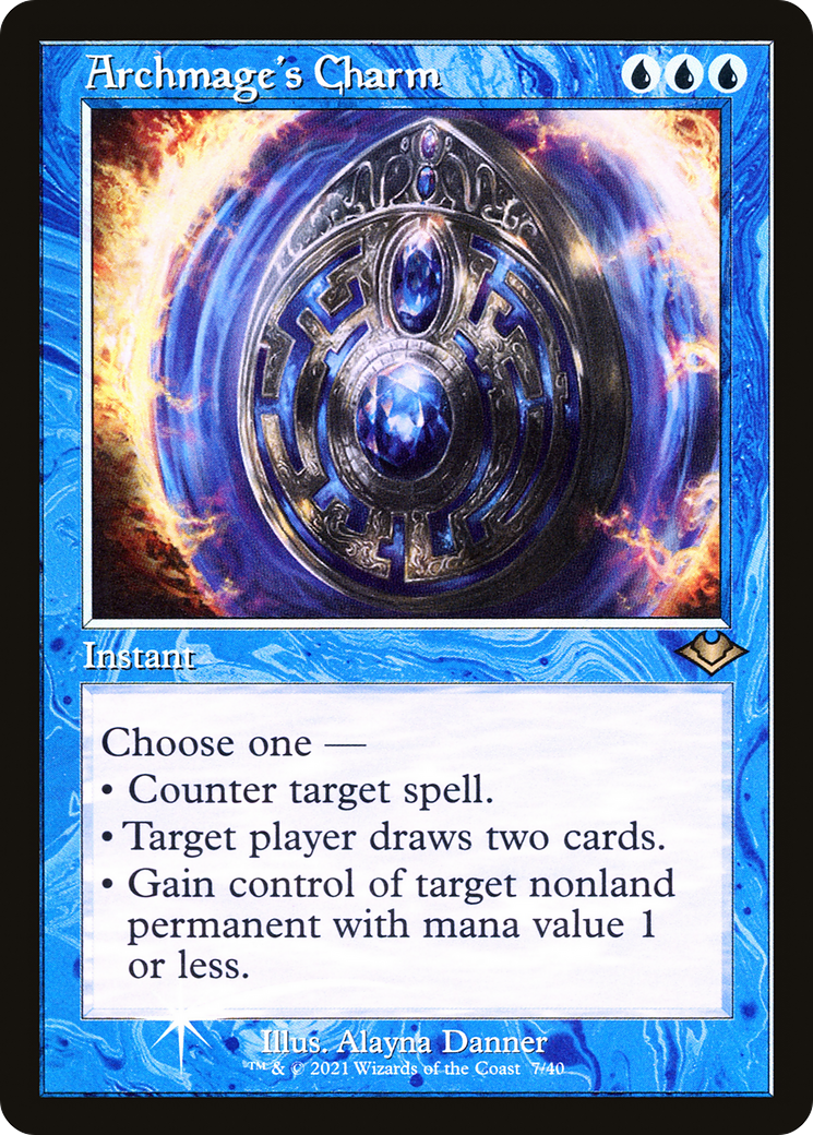 Archmage's Charm (Retro Frame) (MH1-007) [Modern Horizons 1 Timeshifts] Foil