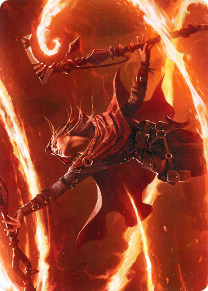 Magmatic Channeler // Magmatic Channeler (AZNR-065) (Borderless) [Zendikar Rising Art Series]