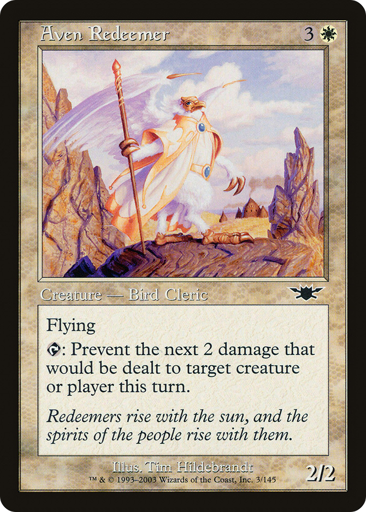 Aven Redeemer (LGN-003) [Legions] Foil