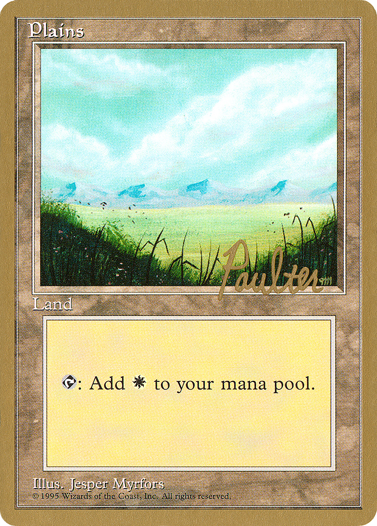 Plains (C) - 1996 Preston Poulter (4ED) [Pro Tour Collector Set]