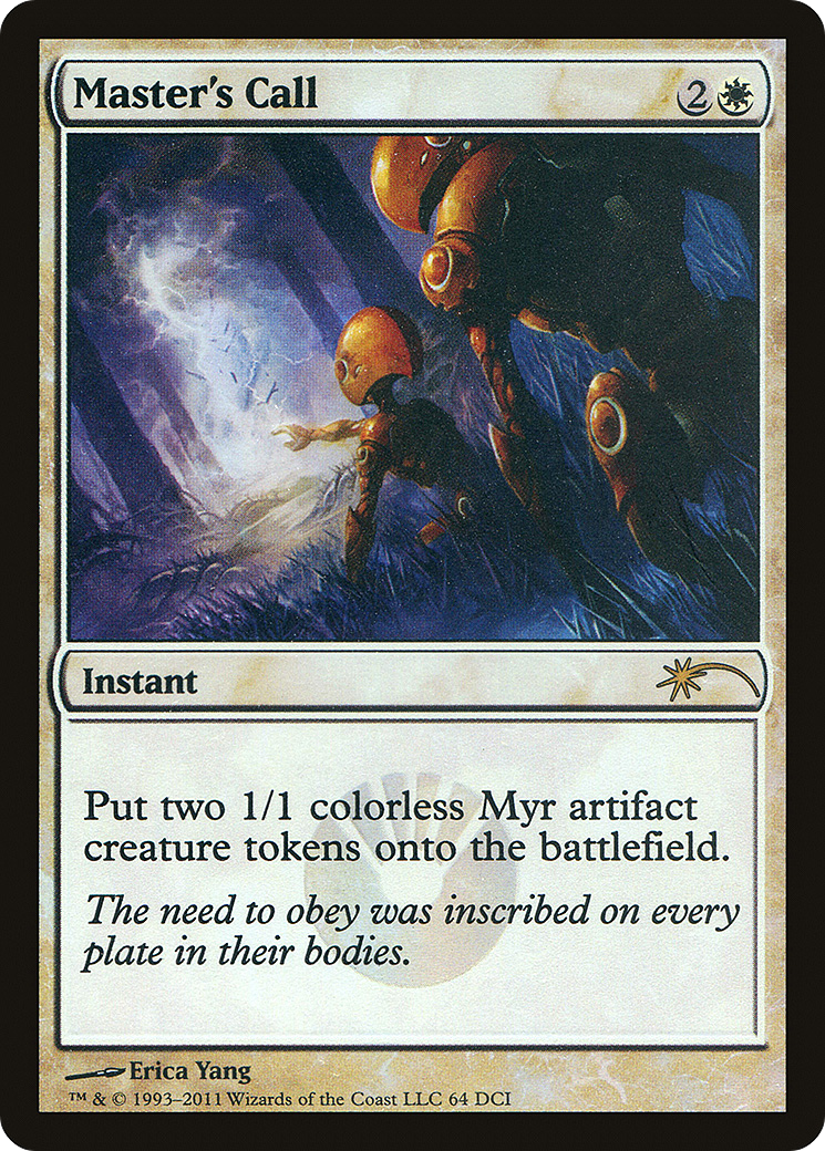 Master's Call (WPN-064) [DCI Promos] Foil