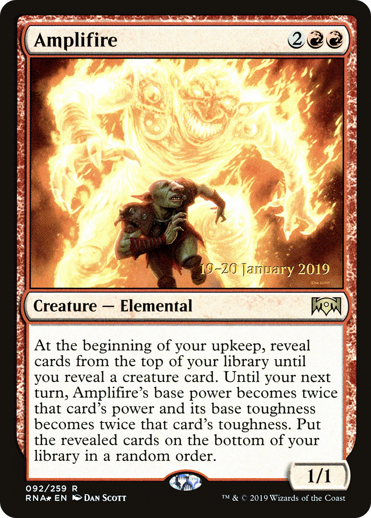 Amplifire (PRE-92S) [Ravnica Allegiance Promos] Foil