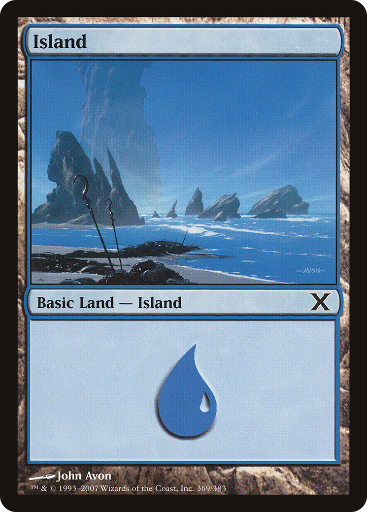 Island (10E-369) [Tenth Edition] Foil
