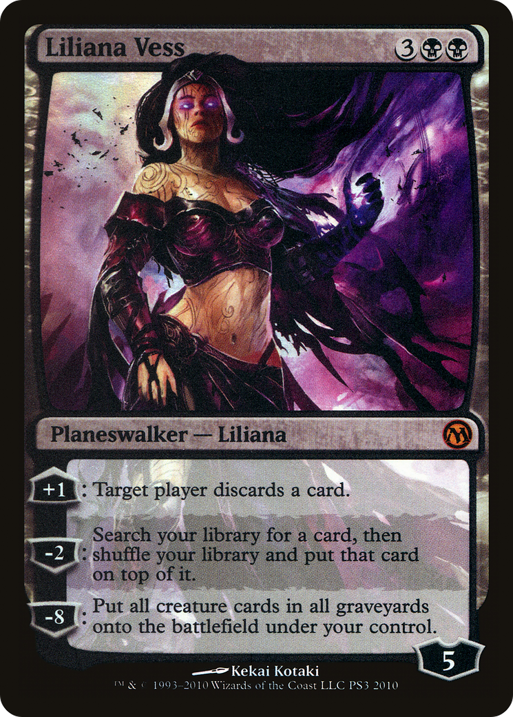 Liliana Vess (MEDIA-PS3 2010) [Duels of the Planeswalkers 2010 Promos] Foil
